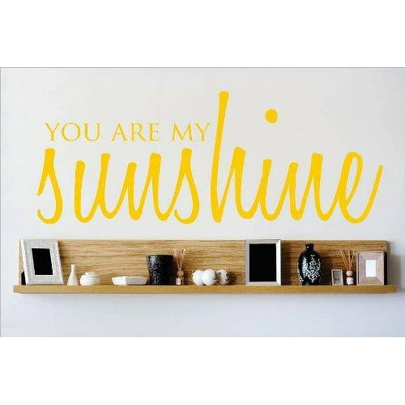 Design with Vinyl US V JER 3127 4 Top Selling Decals You are My Sunshine Wall Art Size X 20 Inches Color 20 x 20 Black Design with Vinyl US V JER 3127 4 Top Selling Decals You are My Sunshine Wall Art Size X 20 Inches Color 20 x 20 Black